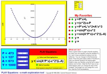 PLAY Equations Excel Software